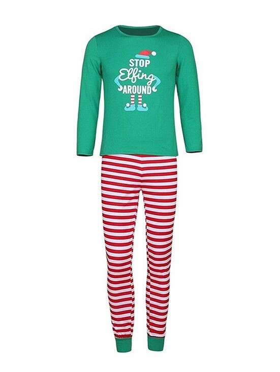 Family Pajamas Other - Family Pajamas Mens Elfing Around Pajama Set Candy Cane Stripe Size XL